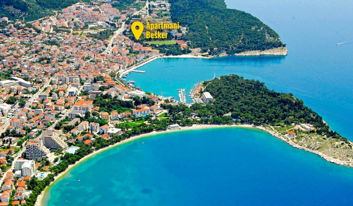 Apartments Besker Makarska Eksteriør billede